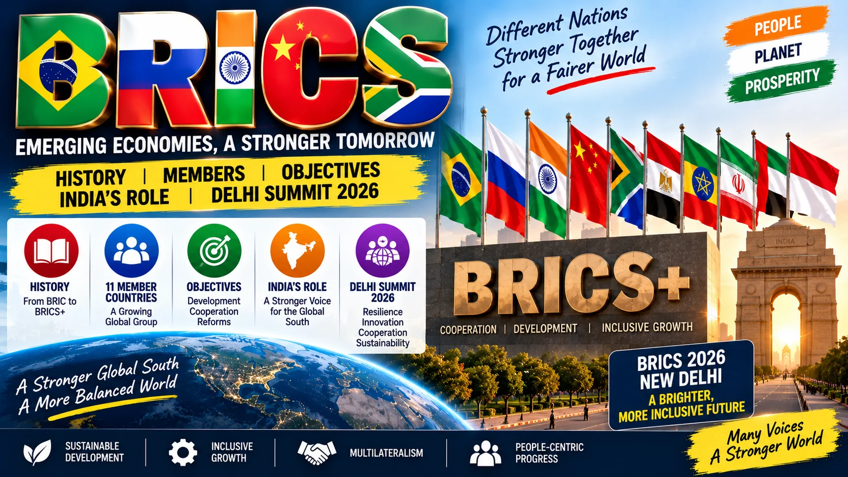 BRICS History, Members, Objectives